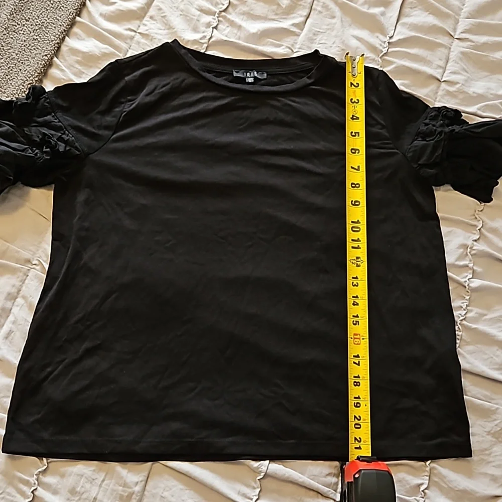 Black Ruffle Blouse - Picture 5 of 6